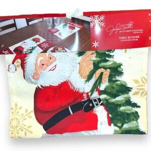 Jolly Santa Table Runner Cloth 13”x 54”
New
